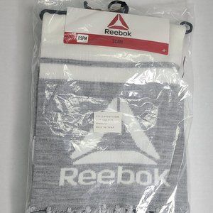 REEBOK UNISEX RALLY SCARF W/ LOGO - LIGHT GREY
